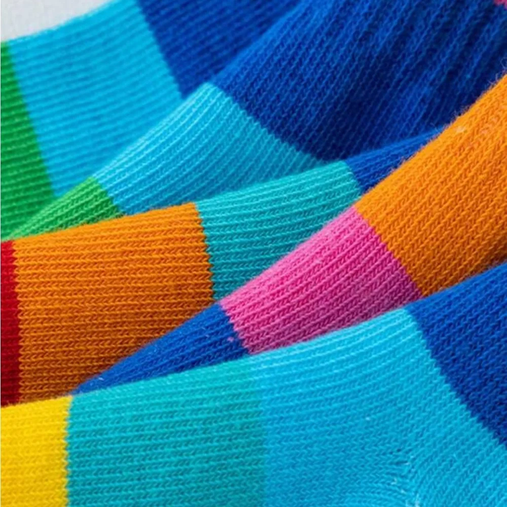 Colorful Striped Socks (5 pairs)